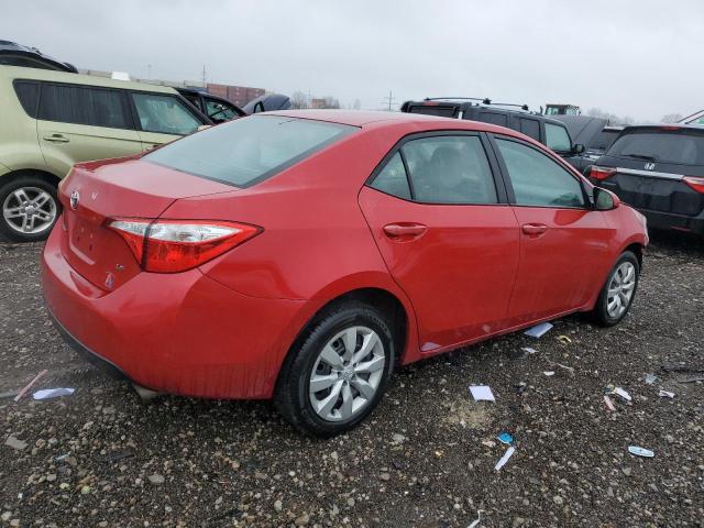 2T1BURHE4GC524382 - 2016 TOYOTA COROLLA L RED photo 3