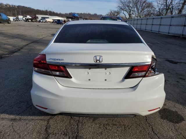 19XFB2F87DE240110 - 2013 HONDA CIVIC EX WHITE photo 6