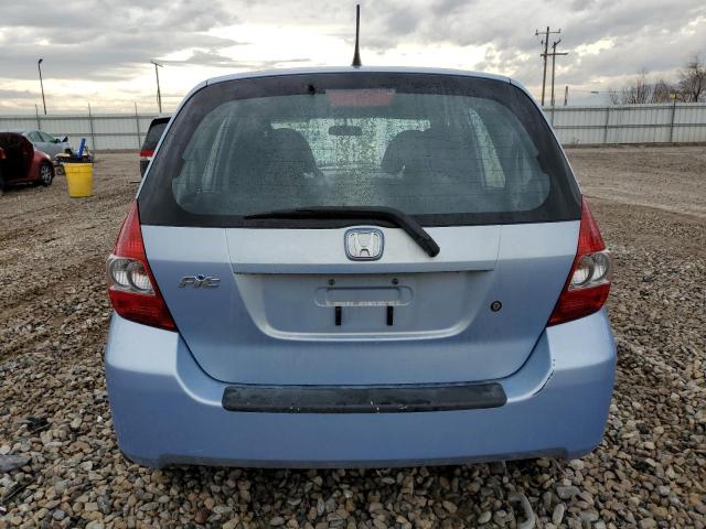 JHMGD38498S019639 - 2008 HONDA FIT BLUE photo 6