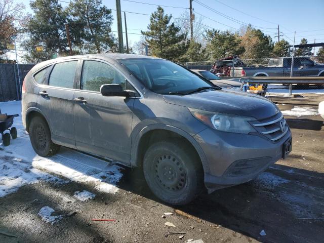 2HKRM4H35DH618974 - 2013 HONDA CR-V LX GRAY photo 4