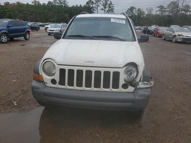 1J4GK48K56W137747 - 2006 JEEP LIBERTY SPORT WHITE photo 5