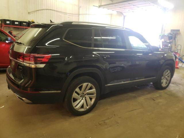 1V2BR2CA6MC507406 - 2021 VOLKSWAGEN ATLAS SEL BLACK photo 3