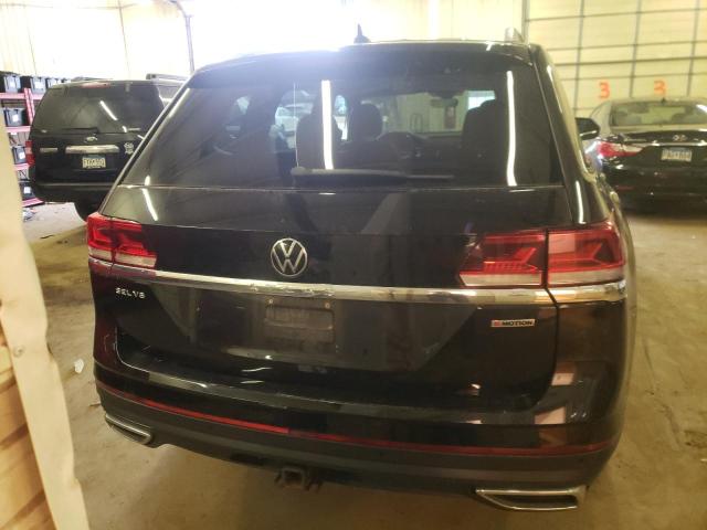 1V2BR2CA6MC507406 - 2021 VOLKSWAGEN ATLAS SEL BLACK photo 6