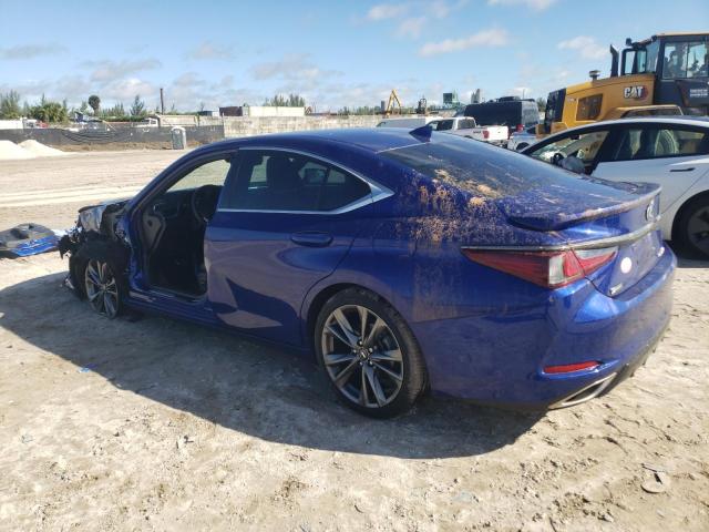 58ABZ1B16KU017248 - 2019 LEXUS ES 350 BLUE photo 2