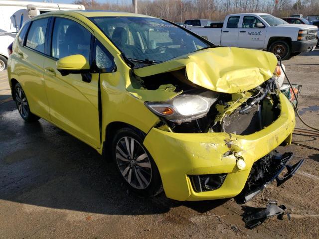 JHMGK5H74GX036555 - 2016 HONDA FIT EX YELLOW photo 4