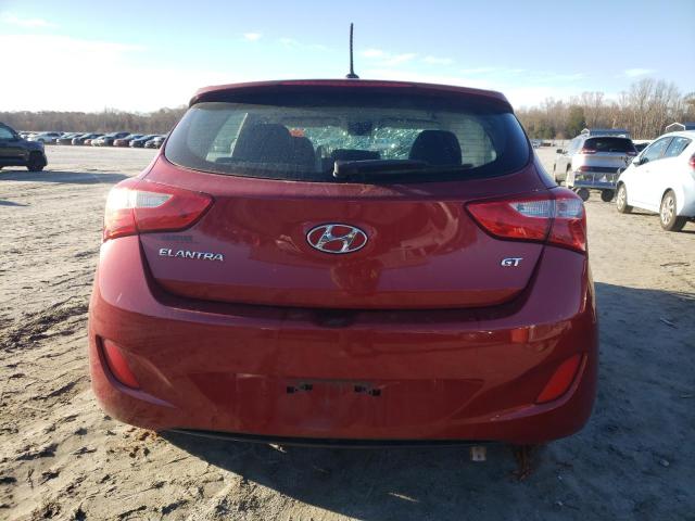 KMHD35LH3GU325909 - 2016 HYUNDAI ELANTRA GT MAROON photo 6