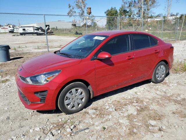 3KPA24AD4ME418372 - 2021 KIA RIO LX RED photo 1