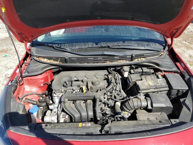 3KPA24AD4ME418372 - 2021 KIA RIO LX RED photo 11