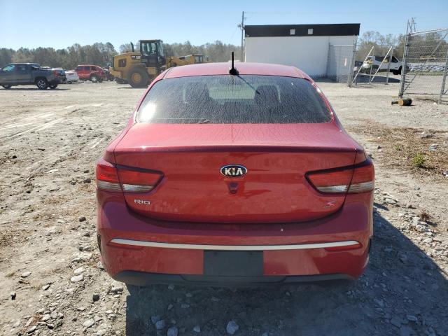 3KPA24AD4ME418372 - 2021 KIA RIO LX RED photo 6