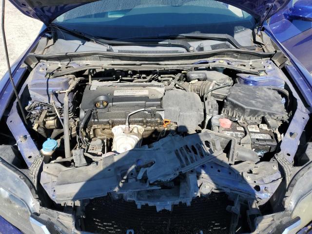 1HGCT1B80DA013717 - 2013 HONDA ACCORD EXL BLUE photo 11