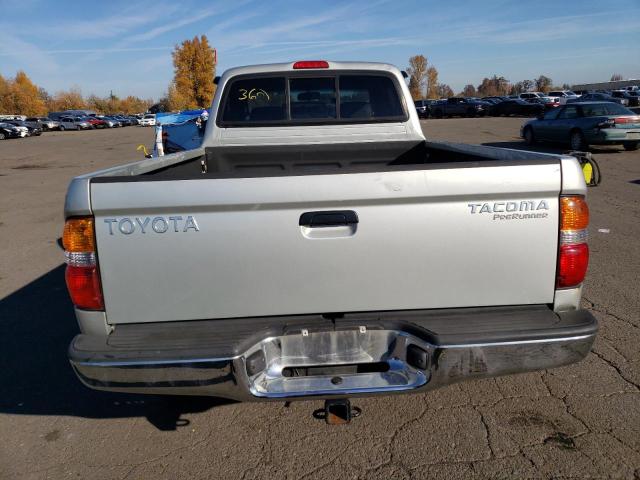 5TESM92NX3Z288818 - 2003 TOYOTA TACOMA XTRACAB PRERUNNER SILVER photo 6