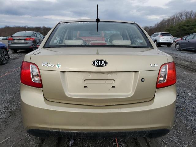 KNADH4A36B6735797 - 2011 KIA RIO BASE TAN photo 6