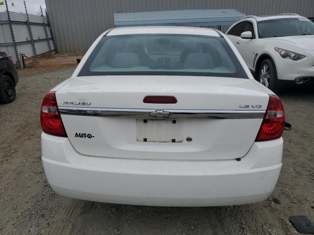 1G1ZS53846F134301 - 2006 CHEVROLET MALIBU LS WHITE photo 6