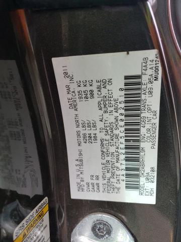 4A37L2EF5CE002510 - 2012 MITSUBISHI ECLIPSE SPYDER GS 棕色 照片 12