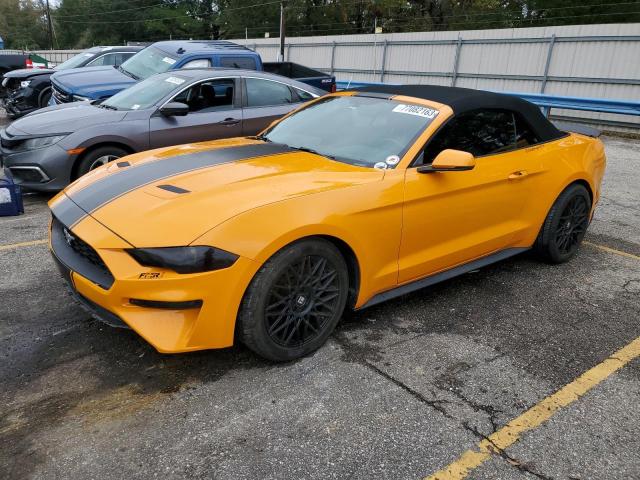 1FATP8UH2J5167753 - 2018 FORD MUSTANG ORANGE photo 1