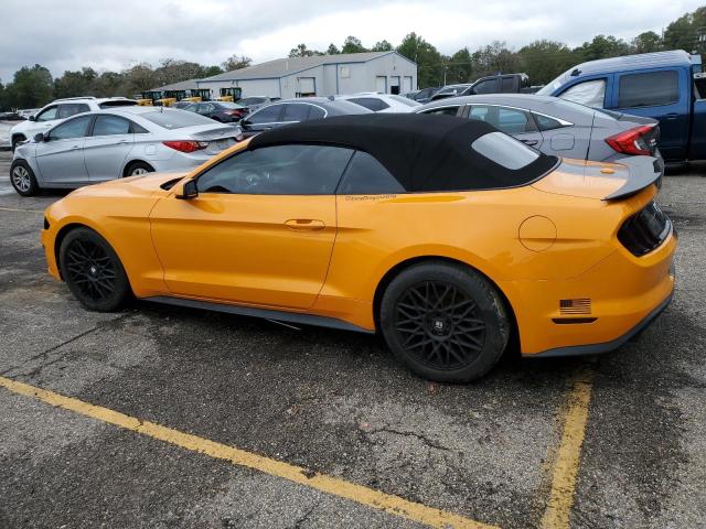 1FATP8UH2J5167753 - 2018 FORD MUSTANG ORANGE photo 2