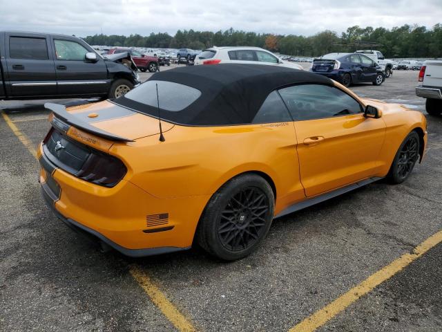 1FATP8UH2J5167753 - 2018 FORD MUSTANG ORANGE photo 3