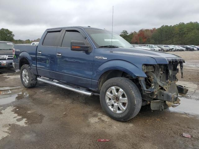 1FTFW1EF5DFD93220 - 2013 FORD F150 SUPERCREW BLUE photo 4