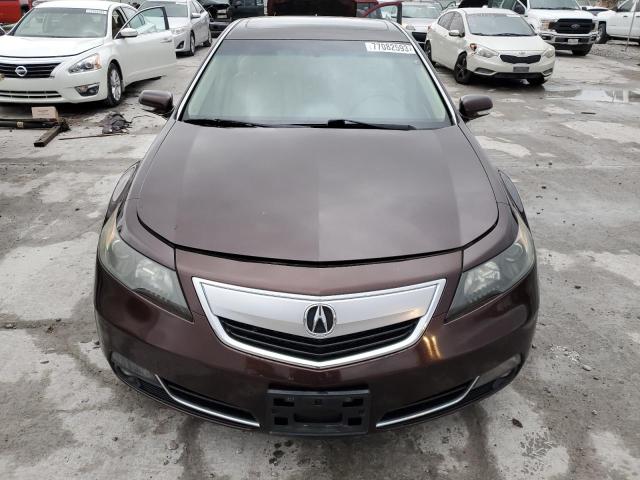 19UUA8F24CA008186 - 2012 ACURA TL BURGUNDY photo 5