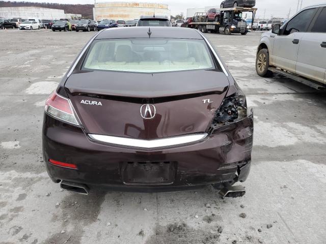 19UUA8F24CA008186 - 2012 ACURA TL BURGUNDY photo 6