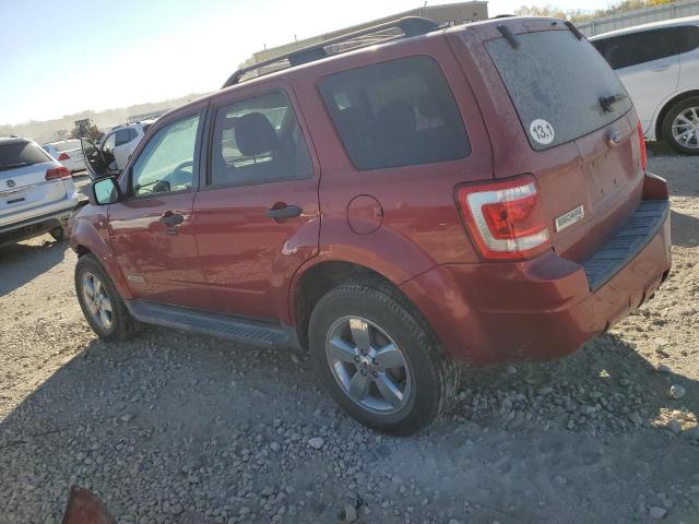 1FMCU93118KE82693 - 2008 FORD ESCAPE XLT RED photo 2