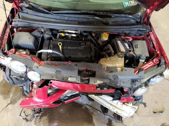 1G1JA5SH9C4164158 - 2012 CHEVROLET SONIC LS RED photo 11