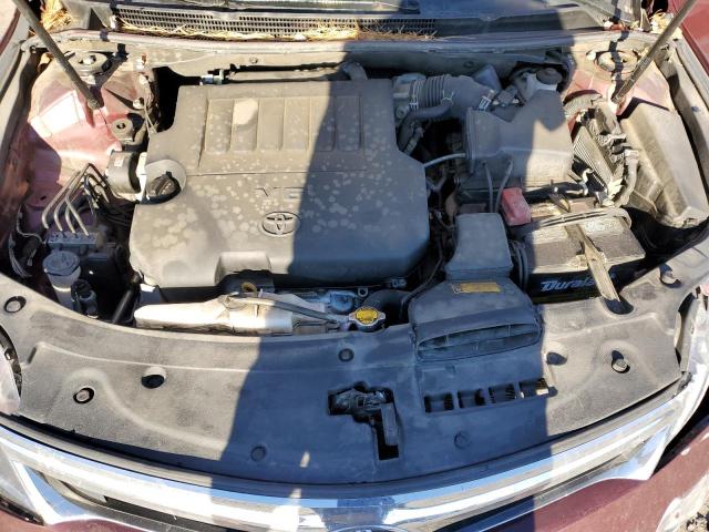 4T1BK1EB2EU078200 - 2014 TOYOTA AVALON BASE 栗色 照片 11