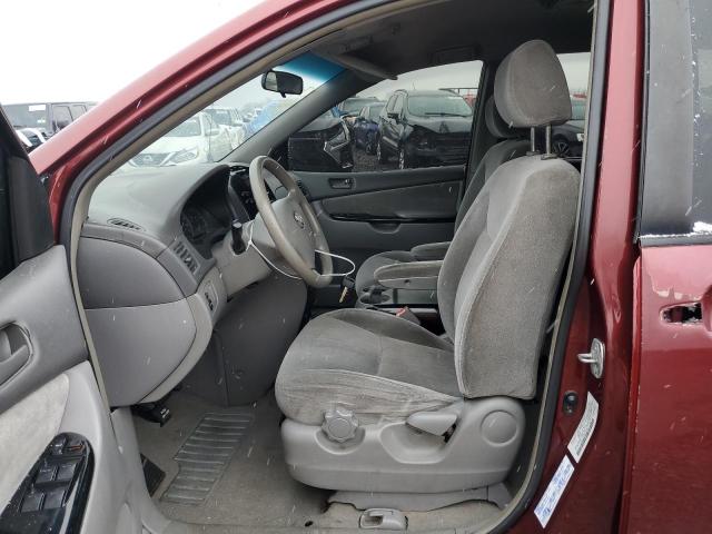 5TDZA23CX4S164588 - 2004 TOYOTA SIENNA CE BURGUNDY photo 7