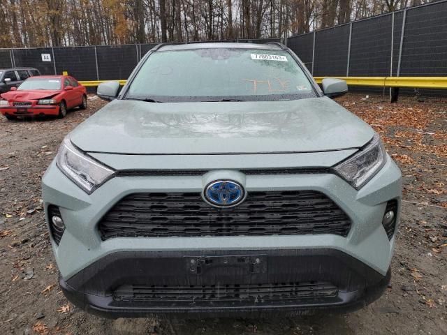 2T3RWRFV6KW044211 - 2019 TOYOTA RAV4 XLE TURQUOISE photo 5