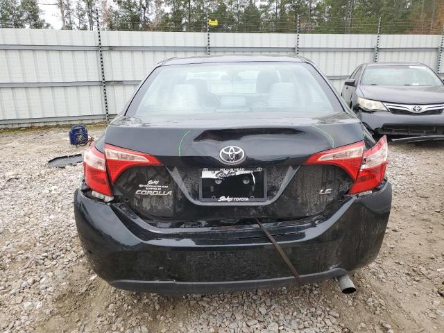 5YFBURHEXJP844412 - 2018 TOYOTA COROLLA L BLACK photo 6