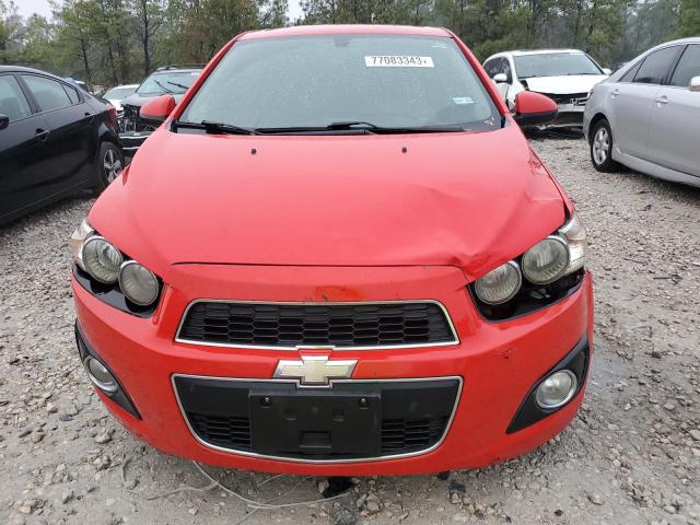 1G1JE5SB1G4134688 - 2016 CHEVROLET SONIC LTZ RED photo 5