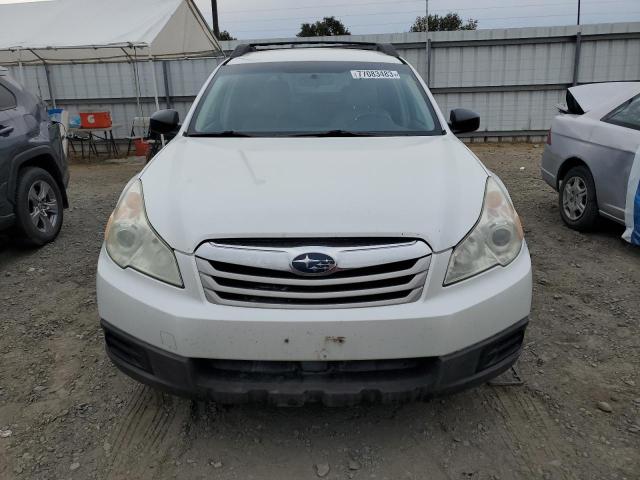 4S4BRBAC1A3370906 - 2010 SUBARU OUTBACK 2.5I WHITE photo 5