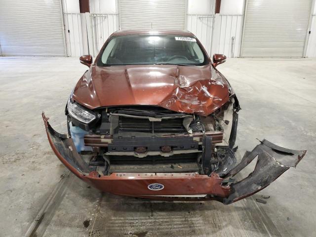 3FA6P0H71GR104195 - 2016 FORD FUSION SE BURGUNDY photo 5