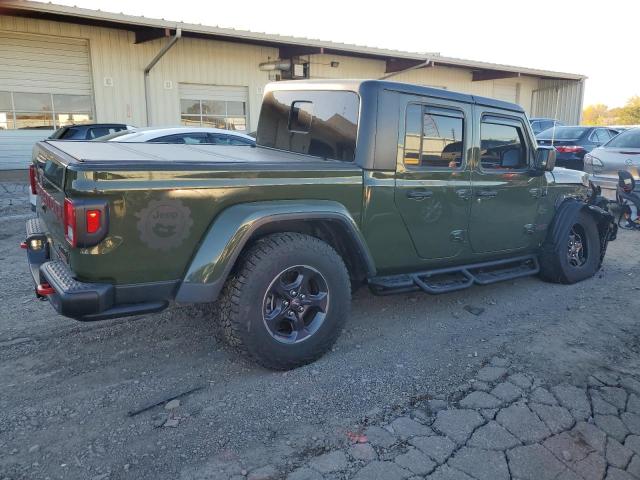 1C6JJTBM1ML599103 - 2021 JEEP GLADIATOR RUBICON GREEN photo 3