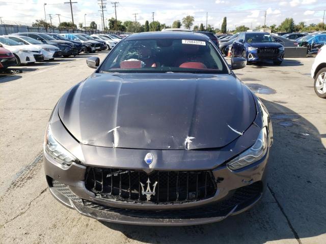 ZAM57XSA8H1218902 - 2017 MASERATI GHIBLI GRAY photo 5