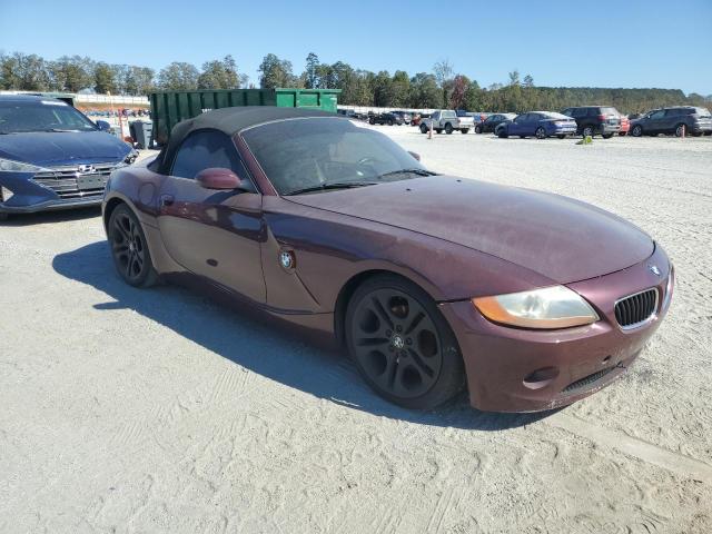 4USBT53443LT23685 - 2003 BMW Z4 3.0 RED photo 4