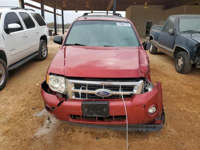 1FMCU0D75CKA28289 - 2012 FORD ESCAPE XLT RED photo 5