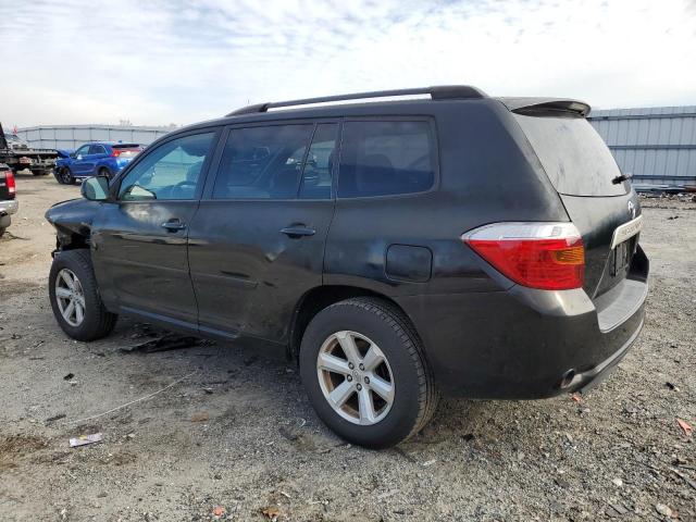 5TDBK3EH5AS006653 - 2010 TOYOTA HIGHLANDER BLACK photo 2