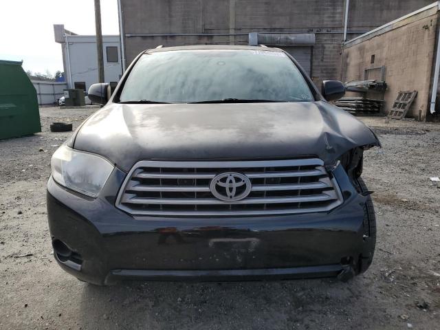 5TDBK3EH5AS006653 - 2010 TOYOTA HIGHLANDER BLACK photo 5