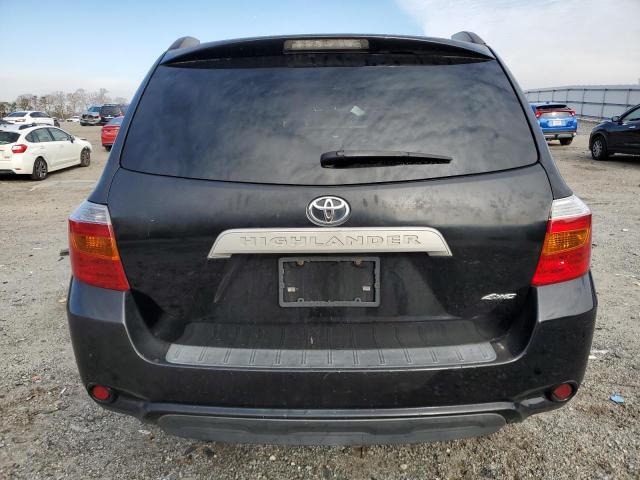 5TDBK3EH5AS006653 - 2010 TOYOTA HIGHLANDER BLACK photo 6