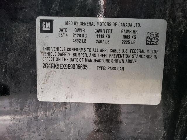 2G4GK5EX9E9306635 - 2014 BUICK REGAL 黑色 照片 12
