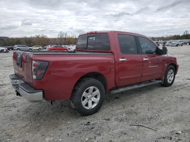 1N6AA07A24N526927 - 2004 NISSAN TITAN XE BURGUNDY photo 3