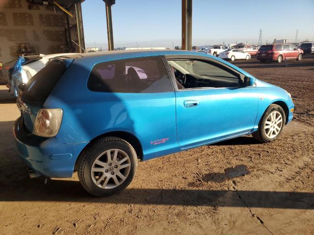 SHHEP335X3U403787 - 2003 HONDA CIVIC SI BLUE photo 3