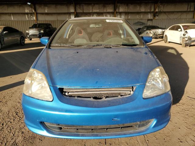 SHHEP335X3U403787 - 2003 HONDA CIVIC SI BLUE photo 5