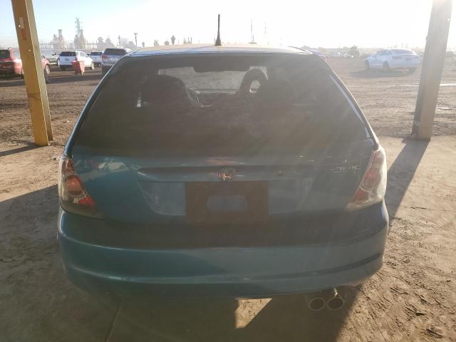 SHHEP335X3U403787 - 2003 HONDA CIVIC SI BLUE photo 6