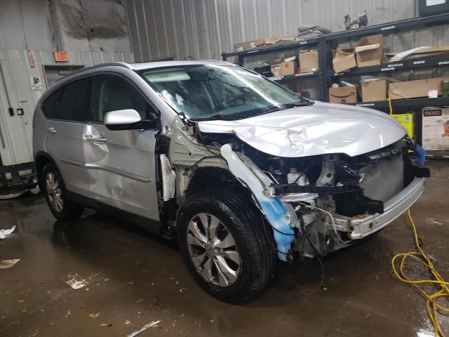 2HKRM4H70DH648189 - 2013 HONDA CR-V EXL SILVER photo 4