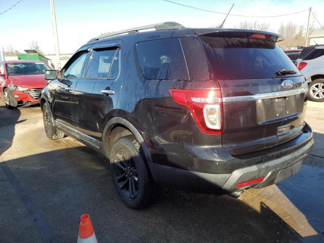 1FM5K8D83EGA01989 - 2014 FORD EXPLORER XLT BLACK photo 2