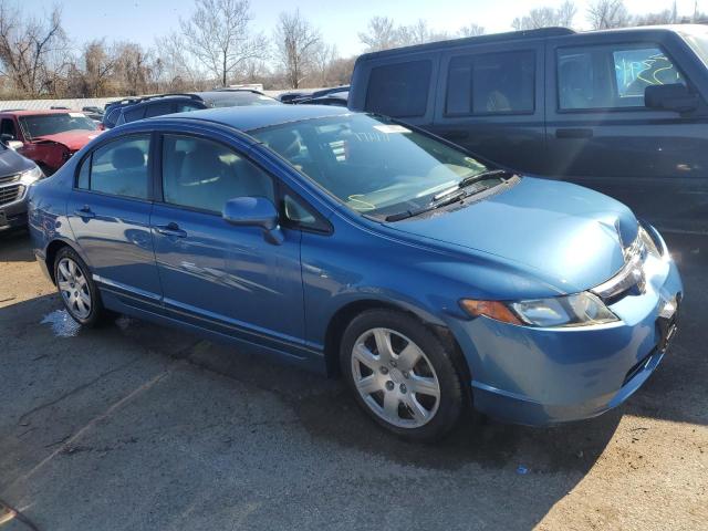 1HGFA16516L089747 - 2006 HONDA CIVIC LX BLUE photo 4