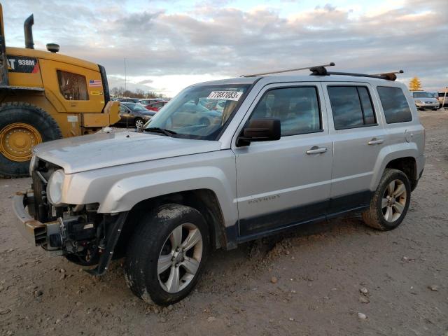 1C4NJRFB3DD189676 - 2013 JEEP PATRIOT LATITUDE SILVER photo 1