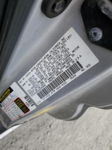 5TEUX42N99Z638466 - 2009 TOYOTA TACOMA ACCESS CAB ვერცხლისფერი ფოტო 12